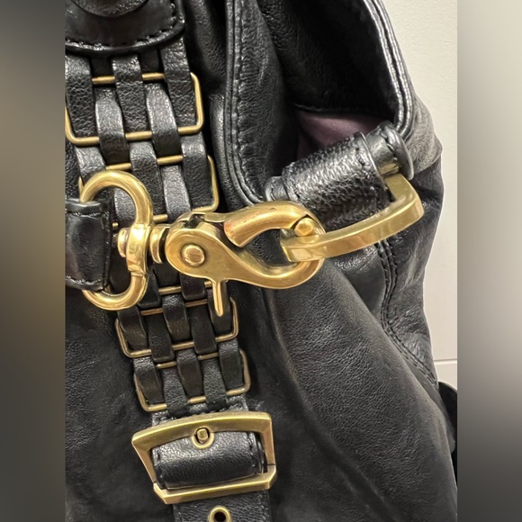 Kooba Large Black Leather Hobo Bag - Picture 11 of 15